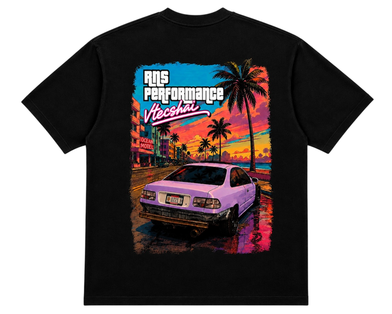 Sunset VTEC Tee (Blk)